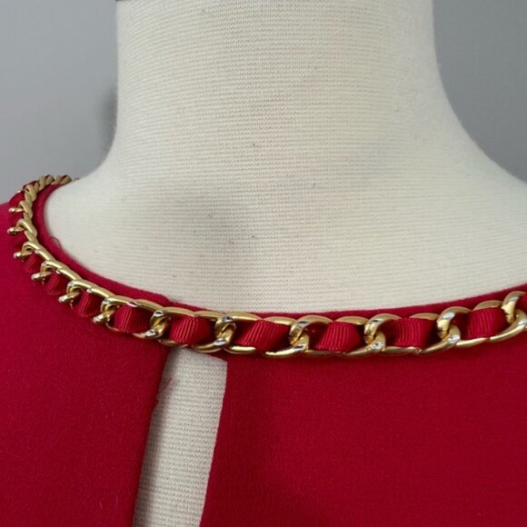 Tahari Red Dress - Picture 2 of 14